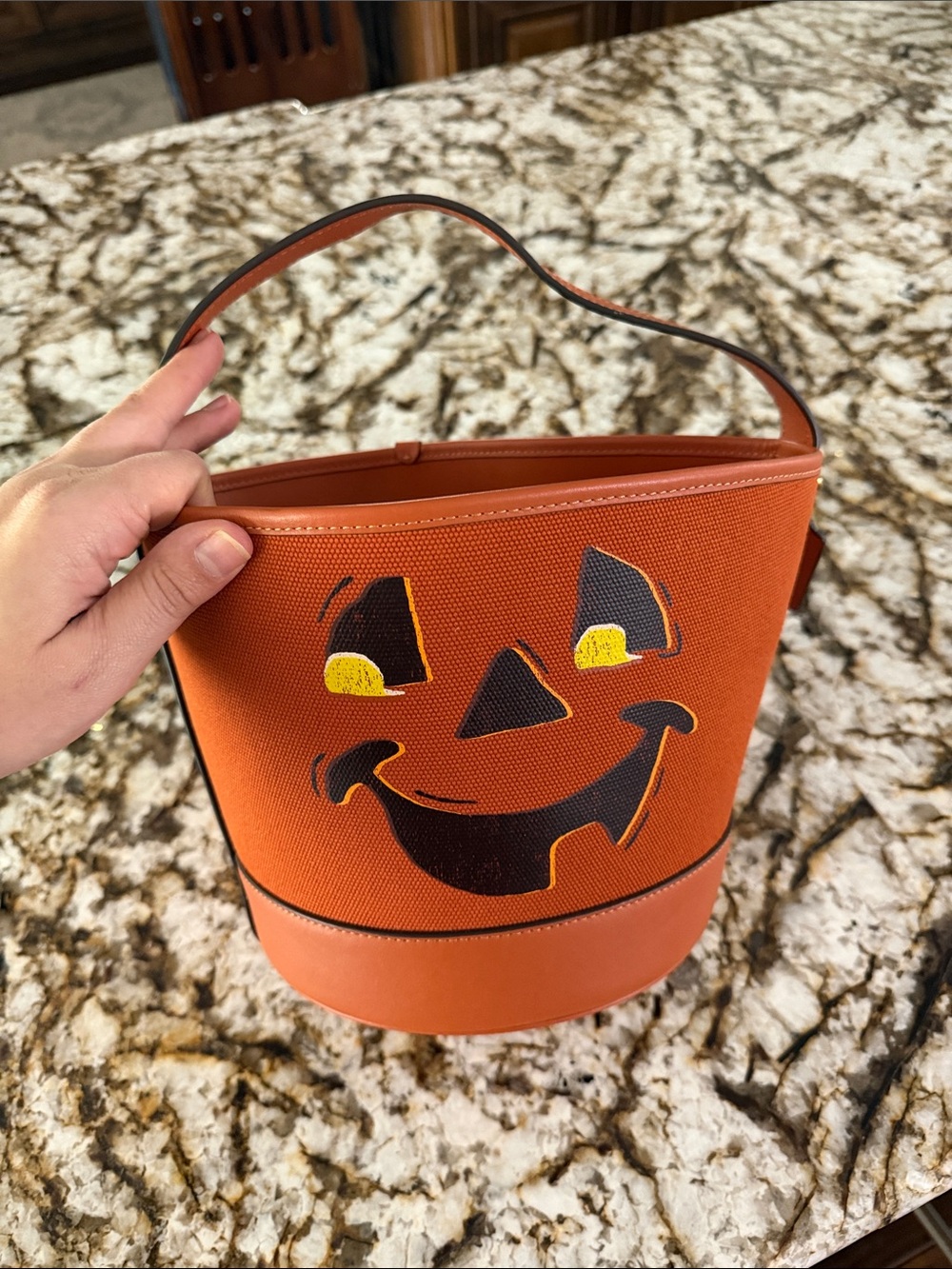 Coach Pumpkin Bucket Bag - Women's Halloween tote